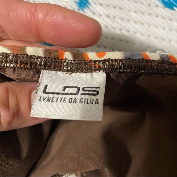 Brazilian String Bikini Cheetah Ruffled Lg - Picture 9 of 11